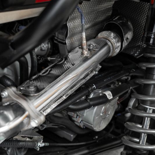 MBRP 16-21 Polaris RZR XP Turbo / 18-21 RZR XP S / 22 RZR R 2.5in Direct Bolt-On Front Pipe