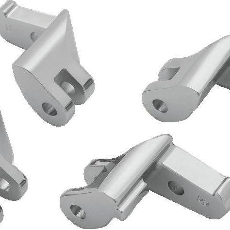 Kuryakyn Floorboard Relocator Brackets 97-16 Touring Chrome