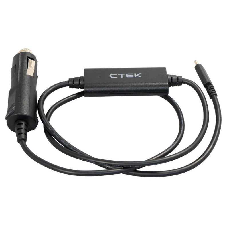 CTEK CS FREE USB-C Charging Cable w/12V Accessory Plug-Battery Chargers-CTEK-CTEK40-464-SMINKpower Performance Parts