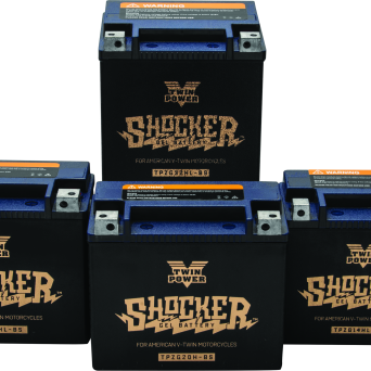 Twin Power YTX-14L Shocker Gel Battery Replaces H-D 65958-04 220 CCA