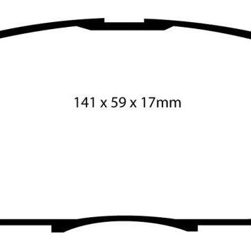 EBC 04-07 Lexus RX330 3.3 Yellowstuff Front Brake Pads