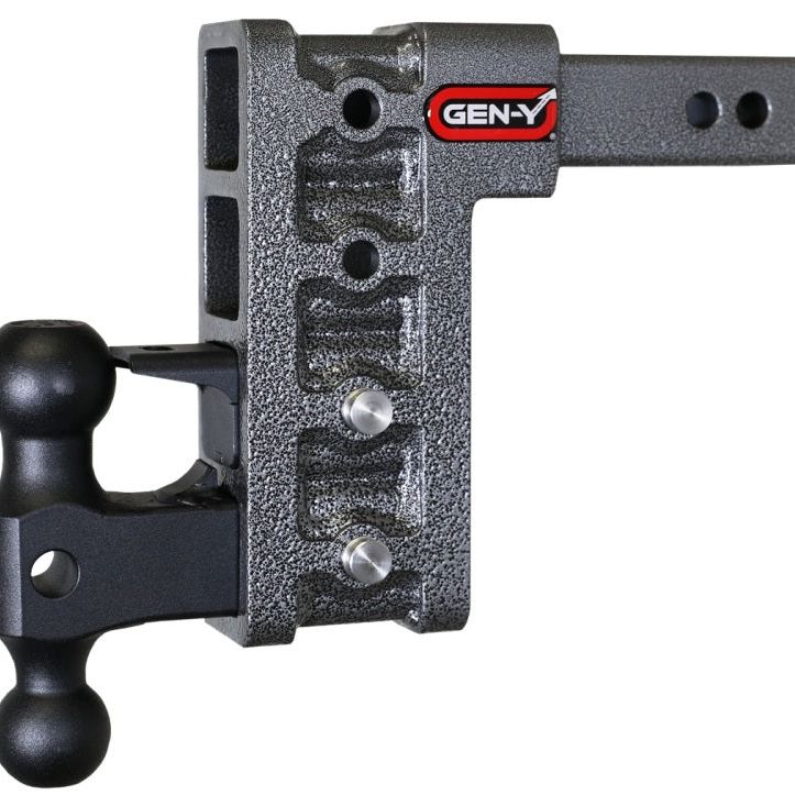 Gen-Y Mega Duty 2in Shank 7.5in Drop 2K TW 16K Hitch w/GH-051 Dual-Ball/GH-032 Pintle Lock