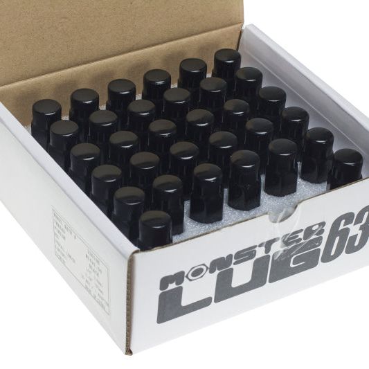 Wheel Mate Muteki HR38 Open End Lug Nuts 12x1.25 Black Chrome / Yellow Ring-Lug Nuts-Wheel Mate-WHMHR3805BY-SMINKpower Performance Parts