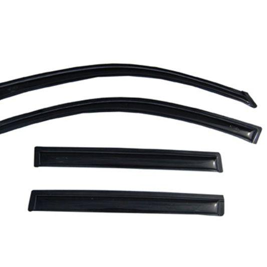 AVS 08-13 Toyota Highlander Ventvisor Outside Mount Window Deflectors 4pc - Smoke