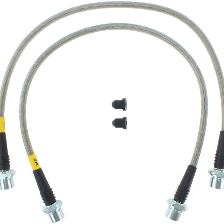 StopTech 05-17 Toyota Tacoma Stainless Steel Rear Brake Line Kit-Brake Line Kits-Stoptech-STO950.44520-SMINKpower Performance Parts