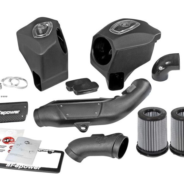 aFe Momentum Pro DRY S Cold Air Intake System 15-18 BMW M3/M4 (F80/82/83) L6 3.0L (tt) S55-Cold Air Intakes-aFe-AFE51-76305-SMINKpower Performance Parts