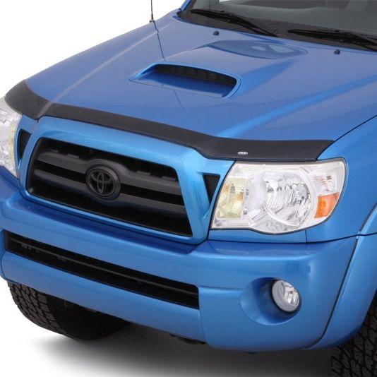 AVS 12-15 Toyota Tacoma Aeroskin Low Profile Acrylic Hood Shield - Smoke