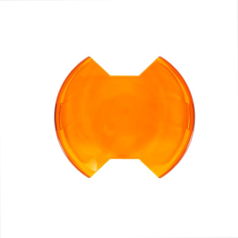 KC HiLiTES 6in. Light Shield for SlimLite LED - Amber-Light Covers and Guards-KC HiLiTES-KCL5104-SMINKpower Performance Parts