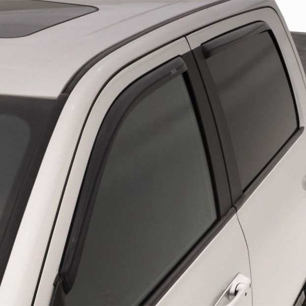 AVS 09-18 Dodge RAM 1500 Crew Cab Ventvisor In-Channel Front & Rear Window Deflectors 4pc - Smoke