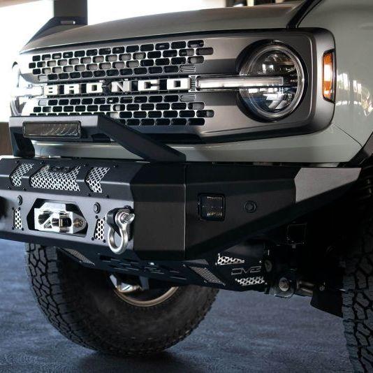 DV8 Offroad Bull Bar Add-On For DV8 Ford Bronco Bumpers - Fits 13in Elite Series Light Bar