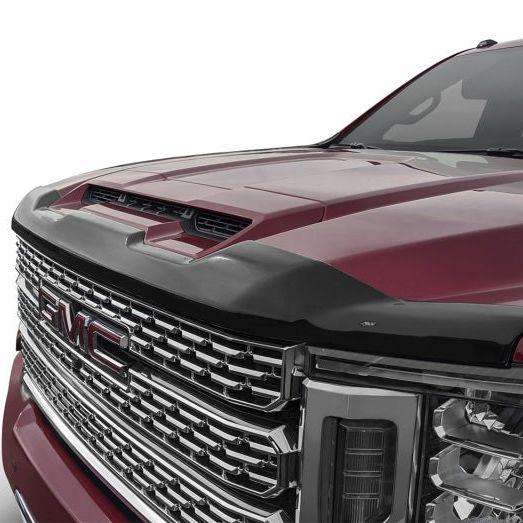 AVS 2020 GMC Sierra 2500 Aeroskin Low Profile Hood Shield - Smoke