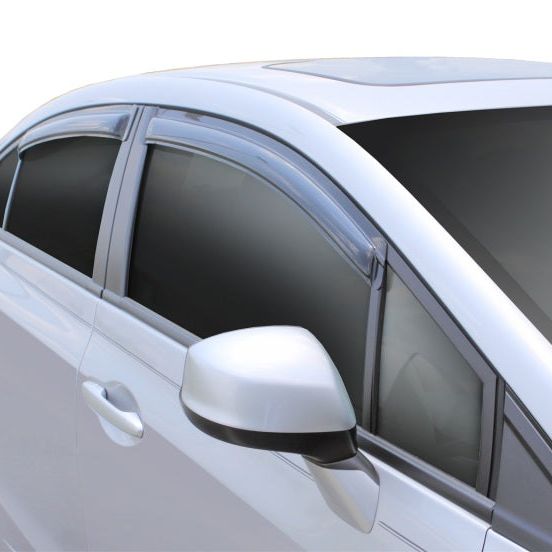 AVS 12-15 Honda Civic Ventvisor Outside Mount Window Deflectors 4pc - Smoke