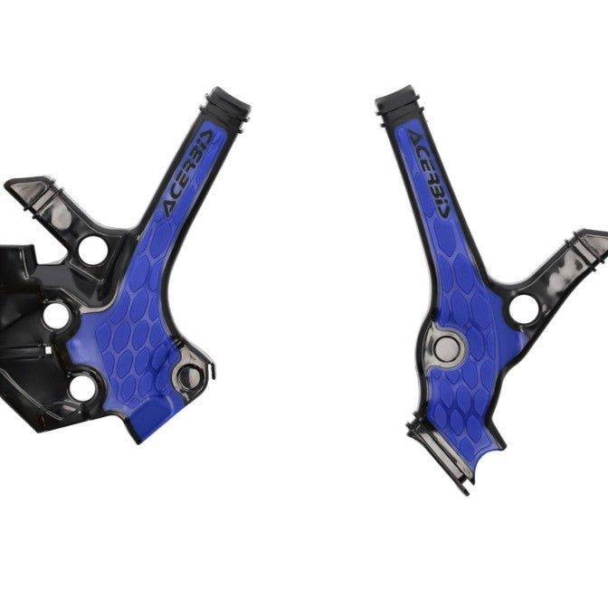 Acerbis 22+ Yamaha YZ85 Frame Guards- X-Grip - Black/Blue-Plastics-Acerbis-ACB2976221004-SMINKpower Performance Parts