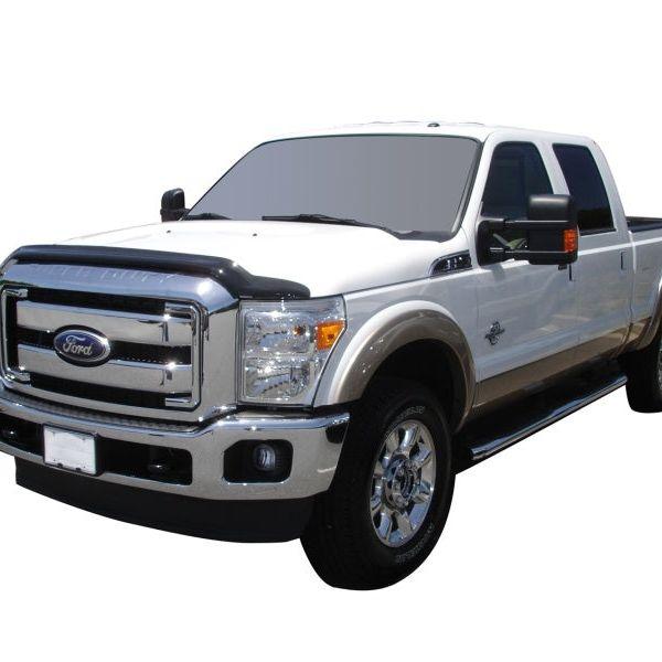 AVS 11-16 Ford F-350 High Profile Bugflector II Hood Shield - Smoke