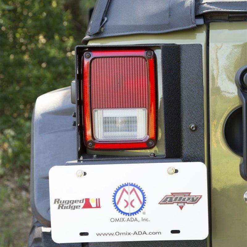 Rugged Ridge XHD Corner Guard Rear 07-18 Jeep Wrangler JKU 4 Door