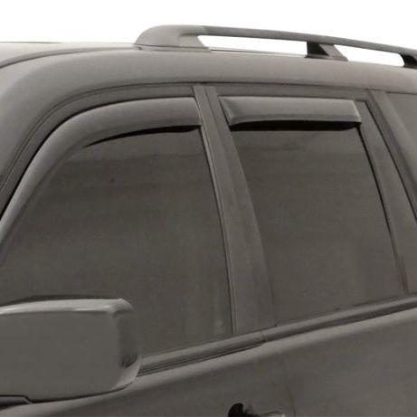 AVS 03-08 Honda Pilot Ventvisor In-Channel Front & Rear Window Deflectors 4pc - Smoke