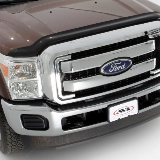 AVS 08-10 Ford F-250 High Profile Bugflector II Hood Shield - Smoke