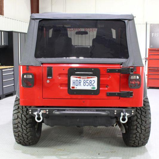 Fishbone Offroad 97-06 Jeep Wrangler TJ Rear Bumper W/Step Piranha Series