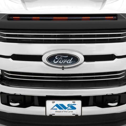 AVS 17-22 Ford F-250/F-350/F-450/F-550 Super Duty Low Profile Aeroskin Lightshield Pro - Black