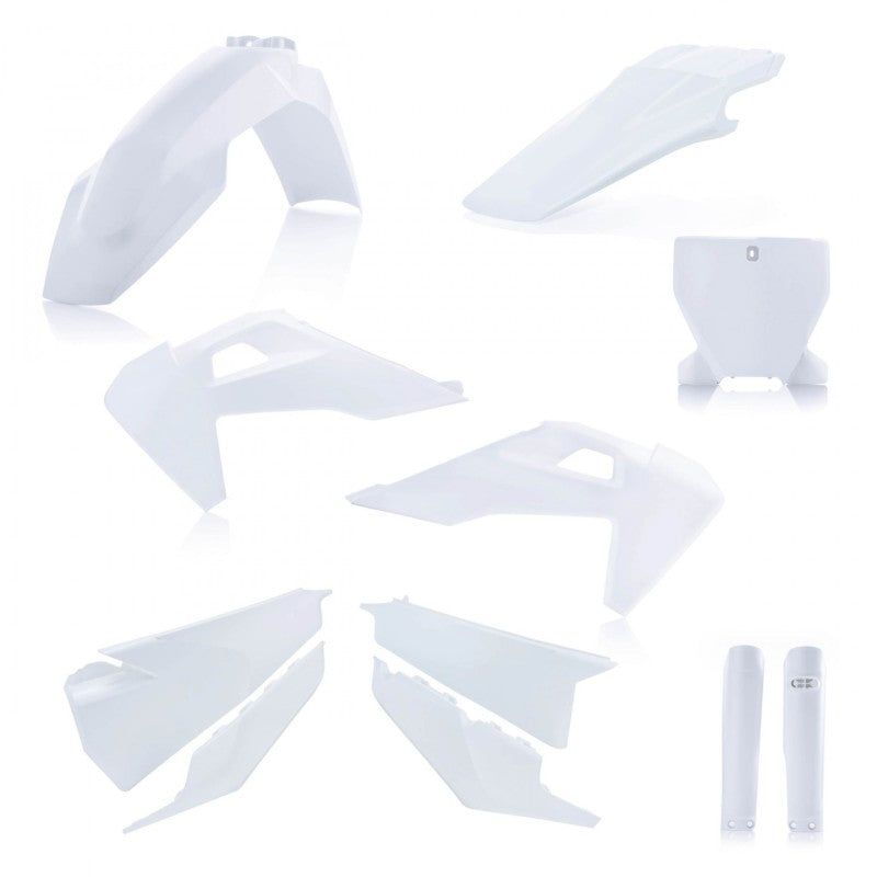 Acerbis 19-22 Husqvarna 125-450 TC/ FX/ FC/2019 TX300/ 20-22 TX300i Full Plastic Kit - 20 White-Plastics-Acerbis-ACB2726556811-SMINKpower Performance Parts