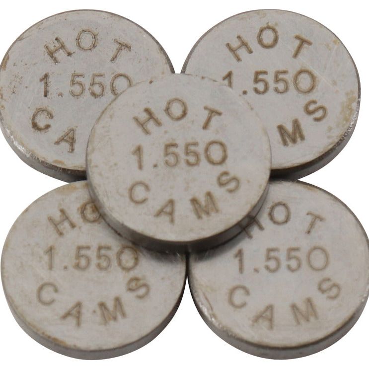 Hot Cams 04-08 400 DVX/02-16 CRF 450 R 1.550mm Shim Kit - 5 Pack