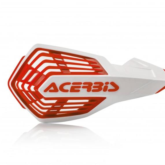 Acerbis X-Force Handguard - White/Red-Hand Guards-Acerbis-ACB2801961030-SMINKpower Performance Parts