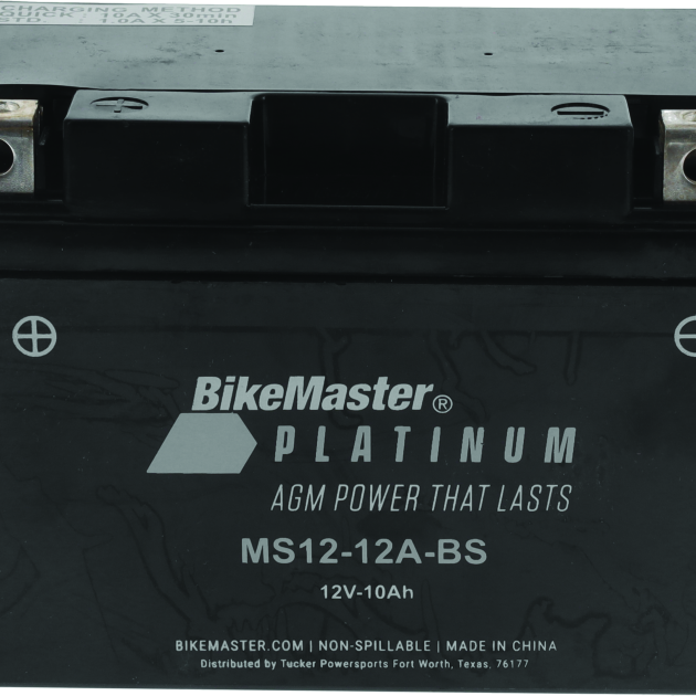 BikeMaster AGM Battery - MS12-12A-BS