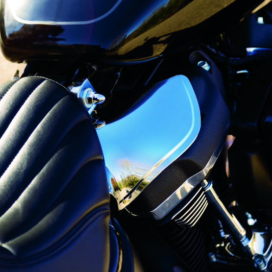 Kuryakyn Saddle Shields Heat Deflectors 18-Up Softail Models Smoke