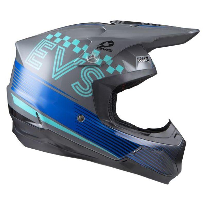 EVS T5 Torino Helmet Grey - XL-Helmets and Accessories-EVS-EVSH20T5T-GY-XL-SMINKpower Performance Parts