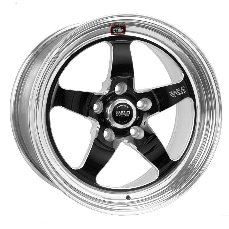 Weld S71 17x11 / 5x4.75 BP / 7.7in. BS Black Wheel (High Pad) - Non-Beadlock-Wheels - Forged-Weld-WEL71HB7110B77A-SMINKpower Performance Parts