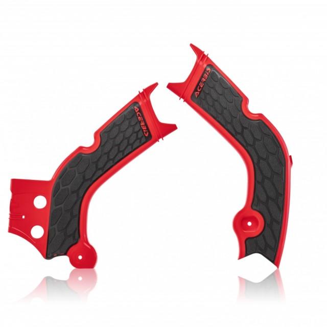 Acerbis 19-22 Honda CRF250R/RX/ CRF450R/RX/ CRF450R-S Frame Guard X Grip - Red/Black-Plastics-Acerbis-ACB2736331018-SMINKpower Performance Parts