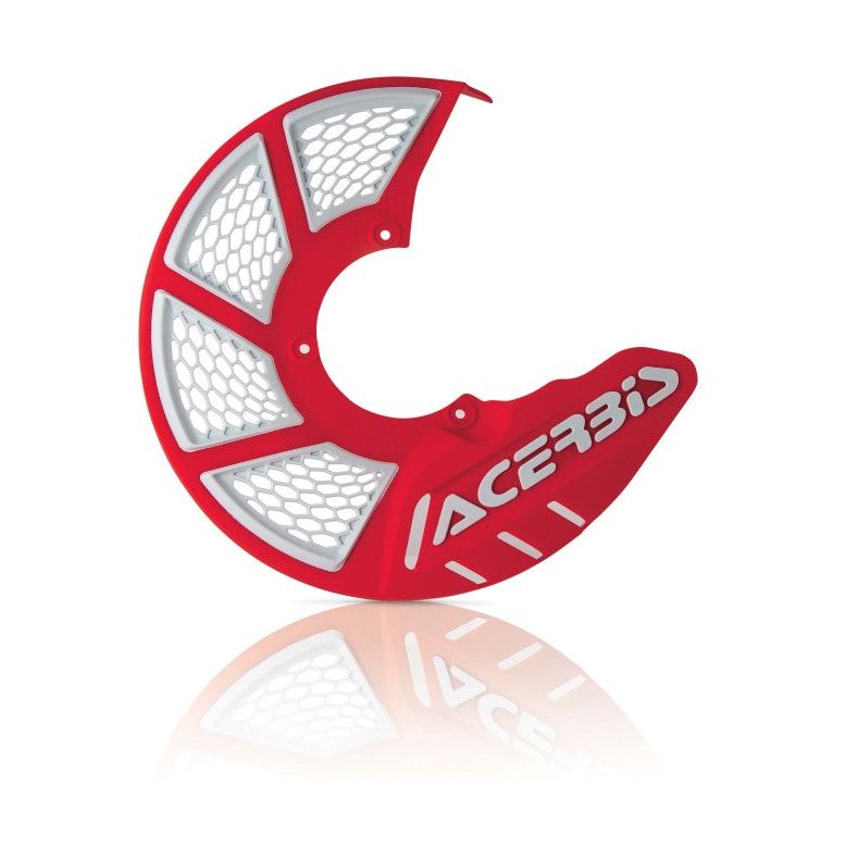 Acerbis X-Brake Vented Disc Cover - Red/White-Plastics-Acerbis-ACB2449490004-SMINKpower Performance Parts