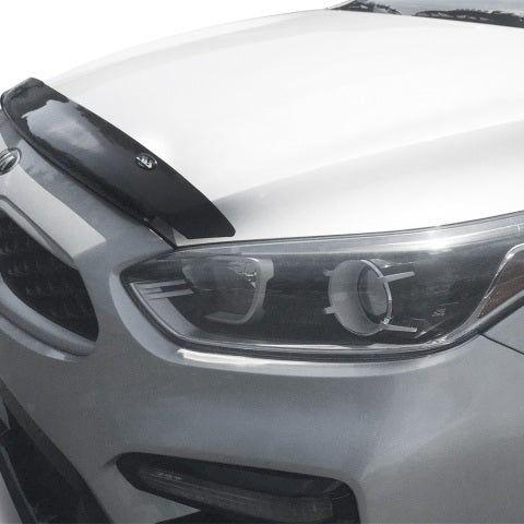 AVS 19-23 Kia Forte Carflector Low Profile Hood Shield - Smoke