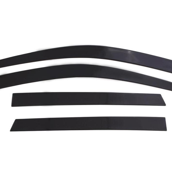 AVS 14-18 Chevy Silverado 1500 Crew Cab Ventvisor Low Profile Deflectors 4pc - Smoke