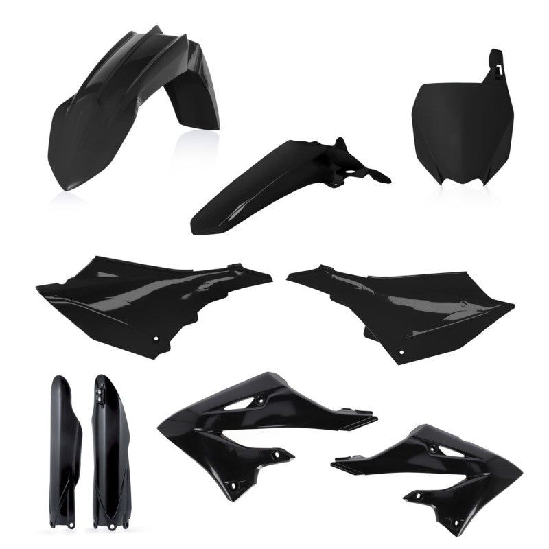 Acerbis 2023 Yamaha YZ125X/250X/ 22-23 YZ125/250 Full Plastic Kit - Black-Plastics-Acerbis-ACB2936150001-SMINKpower Performance Parts