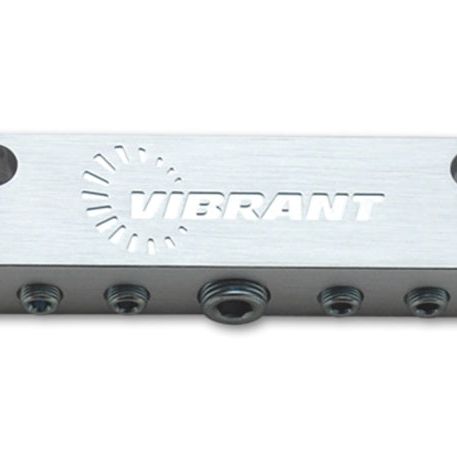 Vibrant Aluminum Vacuum Manifold (new design) - Polished-Fittings-Vibrant-VIB2690-SMINKpower Performance Parts