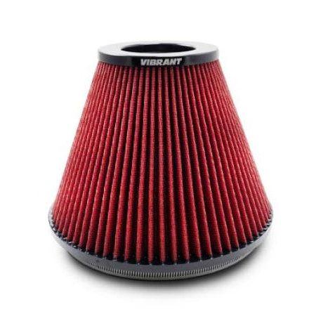 Vibrant 8.75in Inlet I.D. x 8.50in Height Bellmouth Velocity Stack Classiic Performance Air Filter