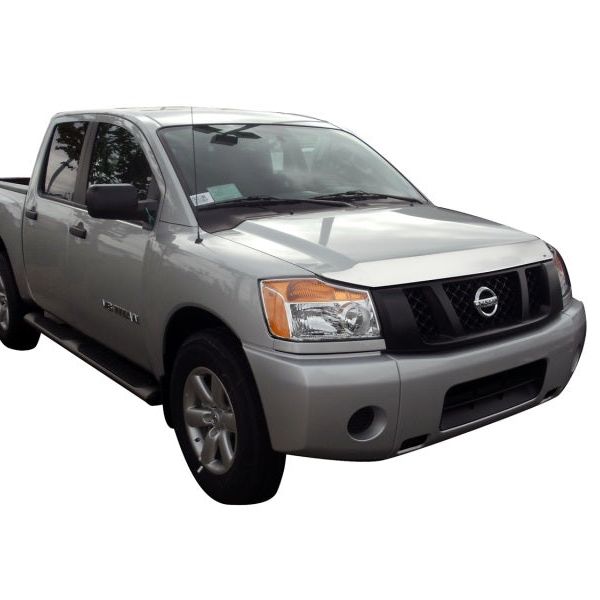 AVS 04-15 Nissan Armada Aeroskin Low Profile Hood Shield - Chrome