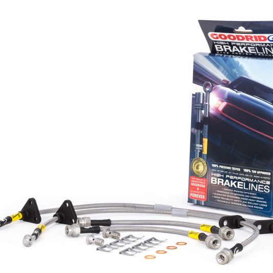Goodridge 89-91 Civic/CRX w/ rear drum Brake Lines-Brake Line Kits-Goodridge-GRI20013-SMINKpower Performance Parts
