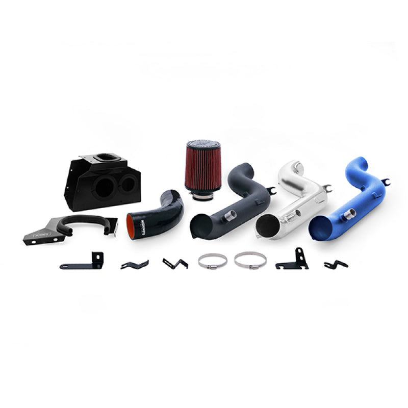 Mishimoto 2016 Ford Focus RS 2.3L Performance Air Intake Kit - Wrinkle Nitrous Blue-Cold Air Intakes-Mishimoto-MISMMAI-RS-16WBL-SMINKpower Performance Parts