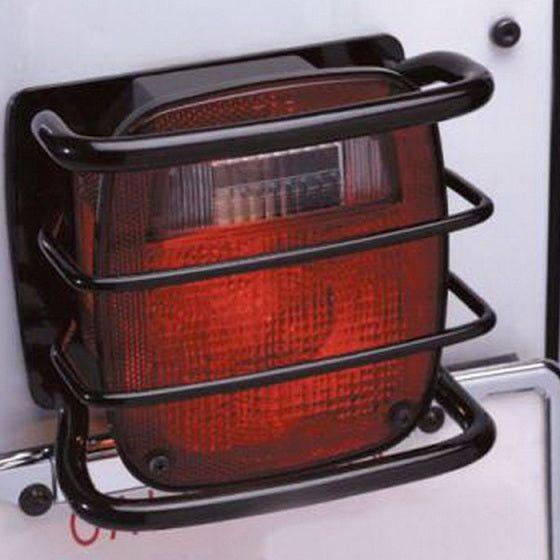 Rampage 1976-1983 Jeep CJ5 Taillight Euroguards - Black