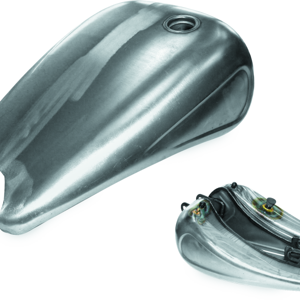 Bikers Choice 95-03 XL Raw 2in Stretched Gas Tank With Indented Sides