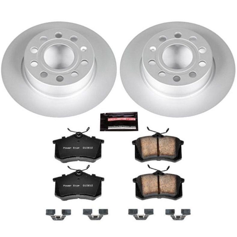 Power Stop 10-13 Audi A3 Rear Z23 Evolution Sport Coated Brake Kit