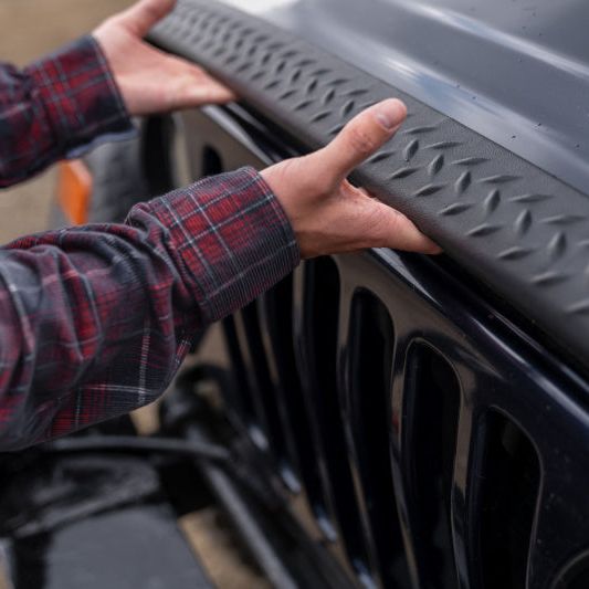 Bushwacker 97-06 Jeep Wrangler Trail Armor Hood Stone Guard and 2 Front Corners - Black