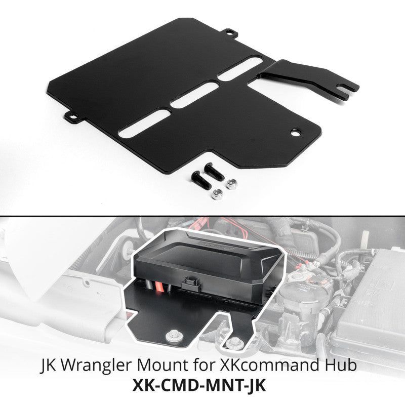 XK Glow XKcommand Hub Mounting Bracket for Wrangler JK-Brackets-XKGLOW-XKGXK-CMD-MNT-JK-SMINKpower Performance Parts