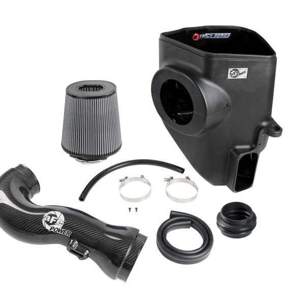 aFe 19-21 GM Trucks 5.3L/6.2L Track Series Carbon Fiber Cold Air Intake System W/ Pro Dry S Filters-Cold Air Intakes-aFe-AFE57-10015D-SMINKpower Performance Parts