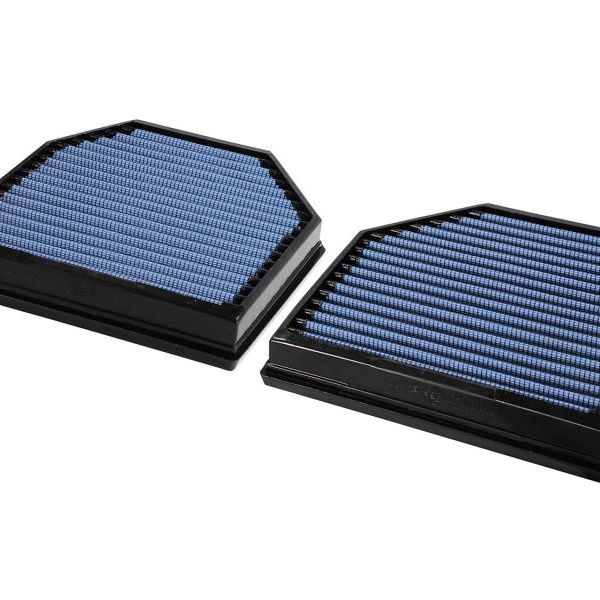 aFe MagnumFLOW OEM Replacement Air Filter PRO 5R 2015 BMW M3/M4 (F80/F82) 3.0L S55 (tt) Qty. 2-Air Filters - Drop In-aFe-AFE30-10238-SMINKpower Performance Parts