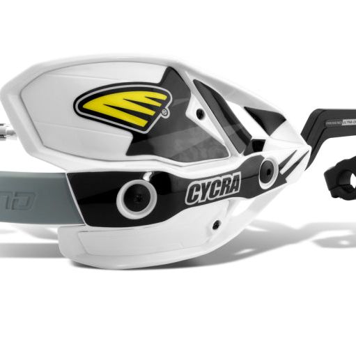 Cycra CRM Ultra 1-1/8 in. Clamp w/White Shields/White Covers-Hand Guards-Cycra-CYC1CYC-7408-42X-SMINKpower Performance Parts