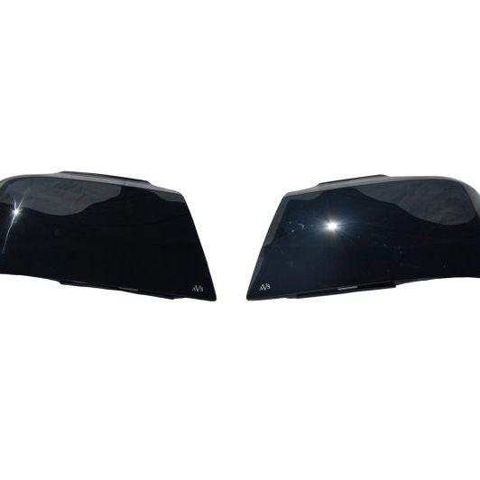 AVS 07-13 GMC Sierra 1500 Headlight Covers - Black