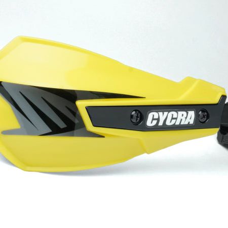 Cycra Vortex Hand Guard/w Universal U-Clamps - Yellow